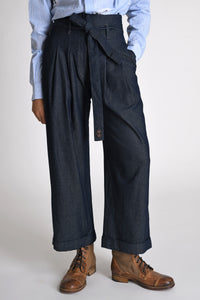 Wide Leg Belted Pants