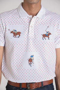 Hand Block Print Polo T-shirt