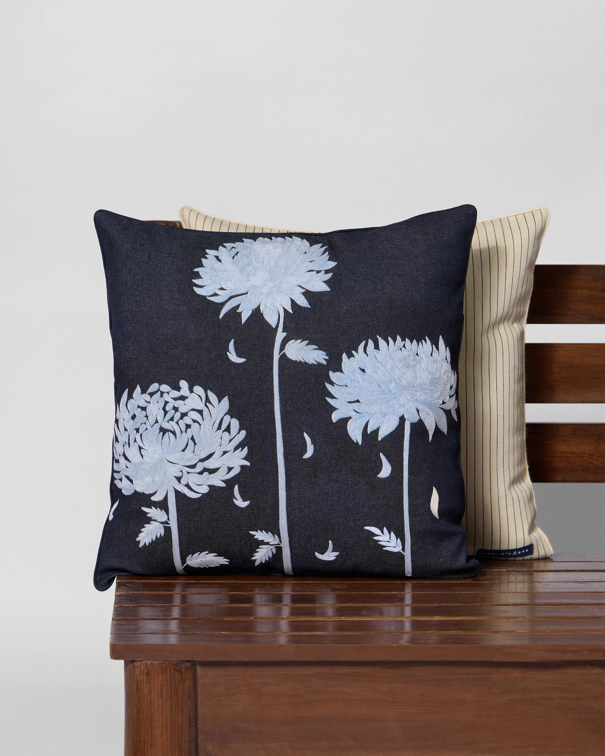 Javandi Crewel Cushion with filler 18X18