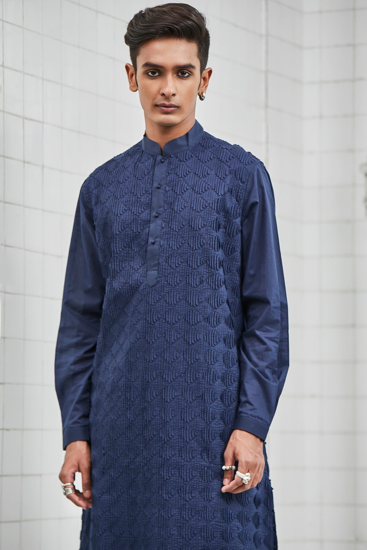 Balotra Textured Kurta Set