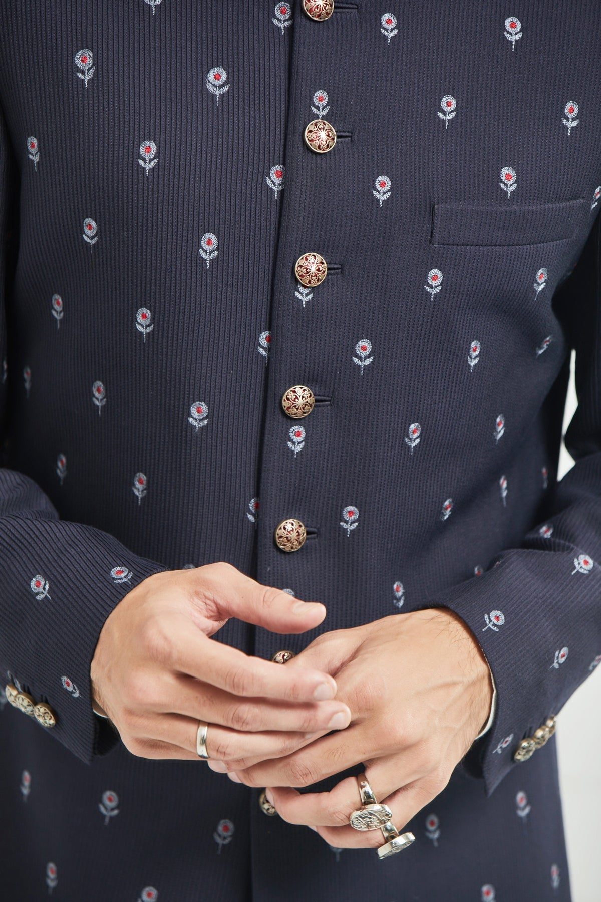 Kalwara Embroidered Sherwani