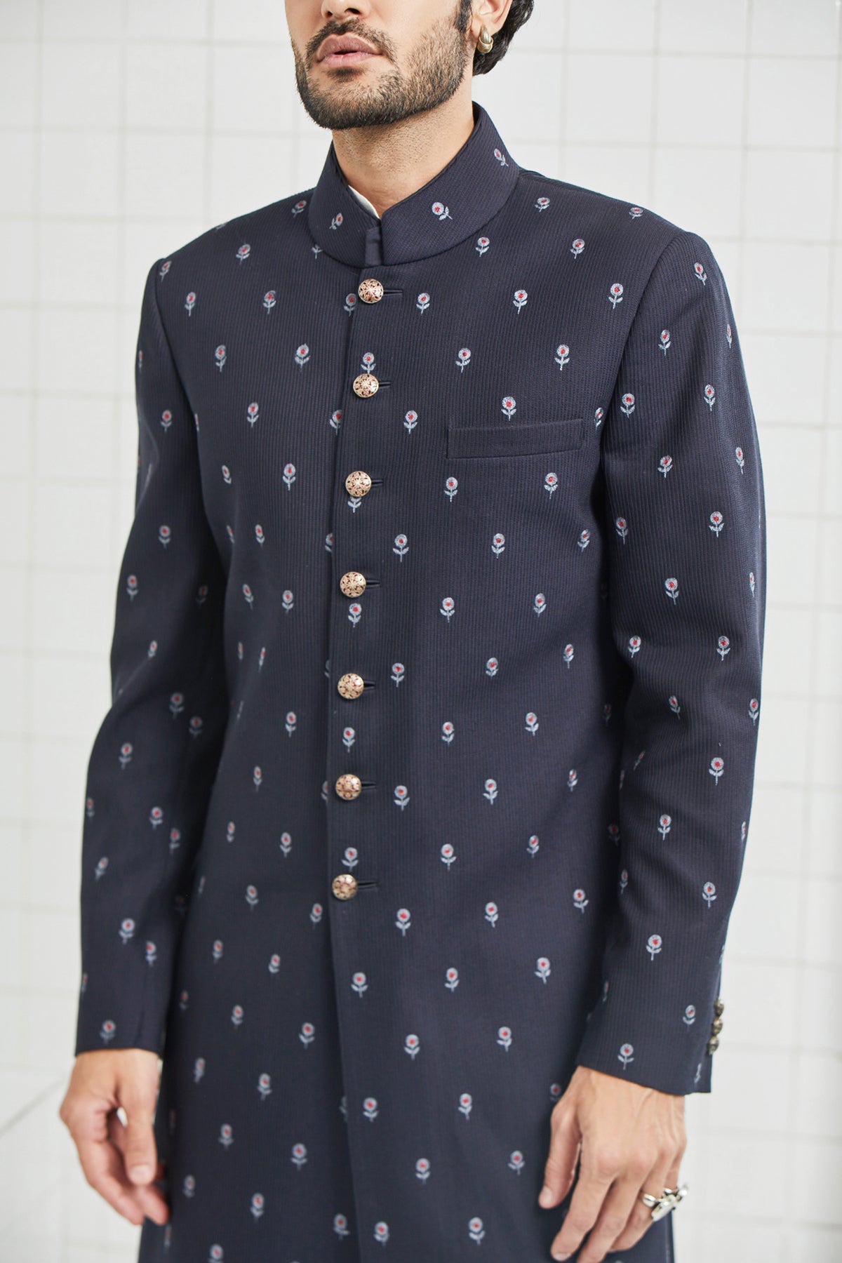 Kalwara Embroidered Sherwani
