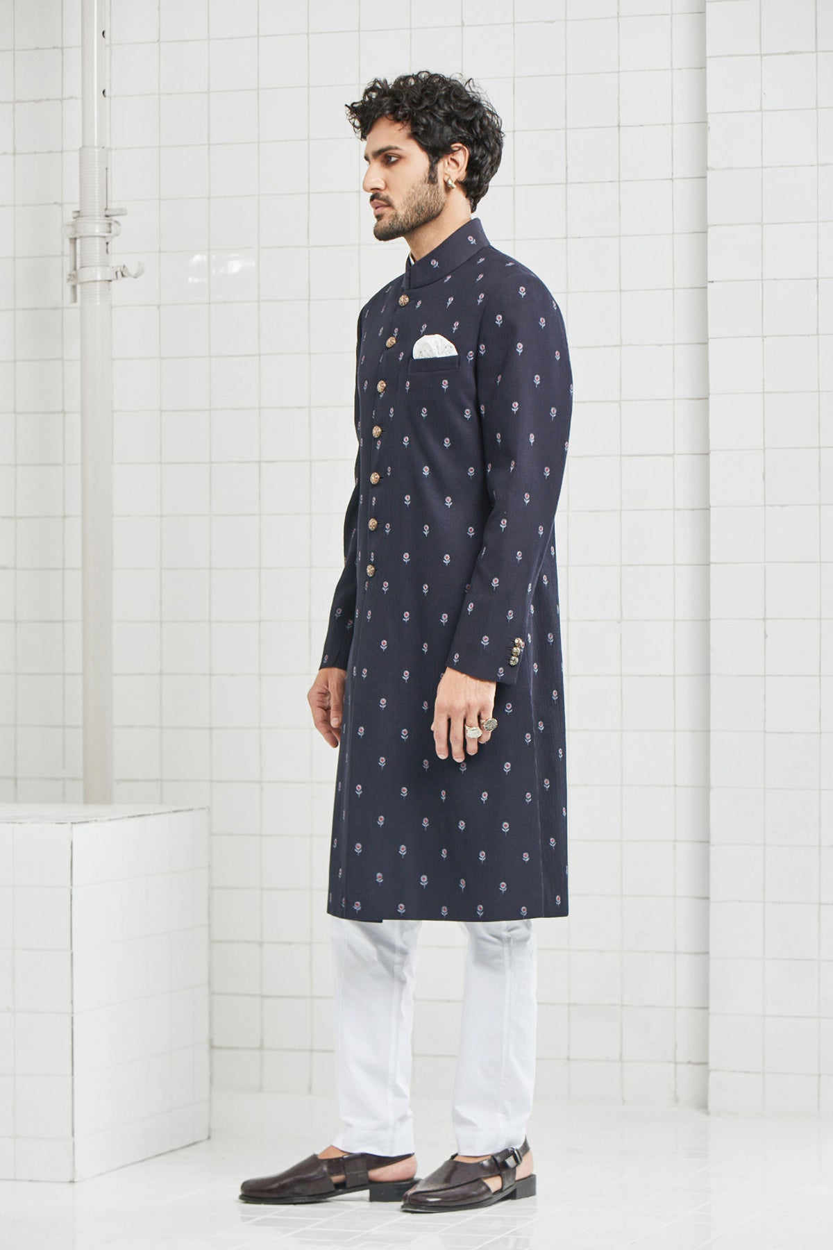 Kalwara Embroidered Sherwani