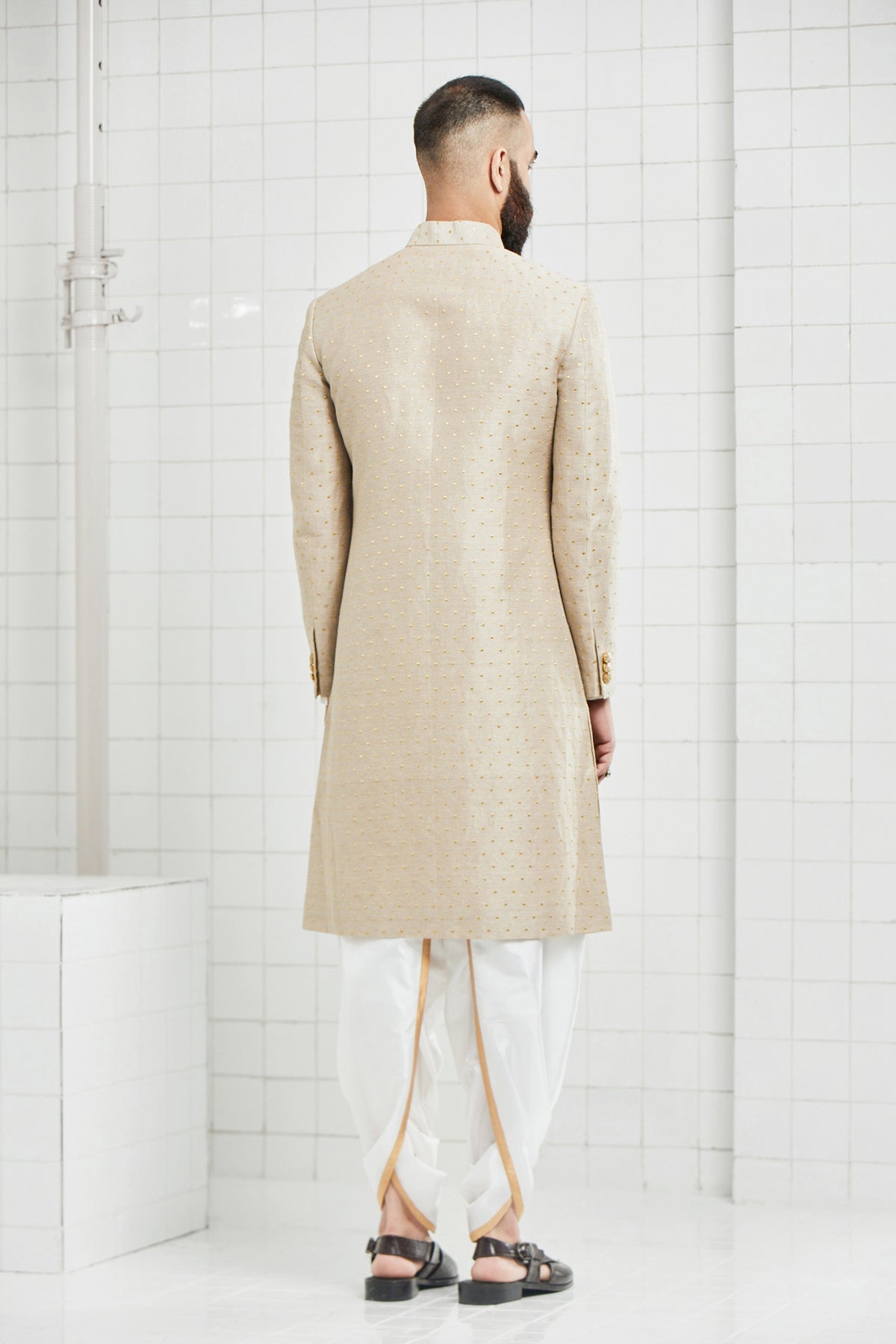 Bhomya Zari Embroidered Sherwani