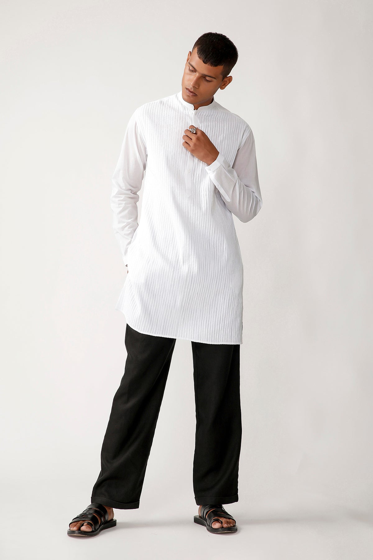 Bandasar Straight Pants