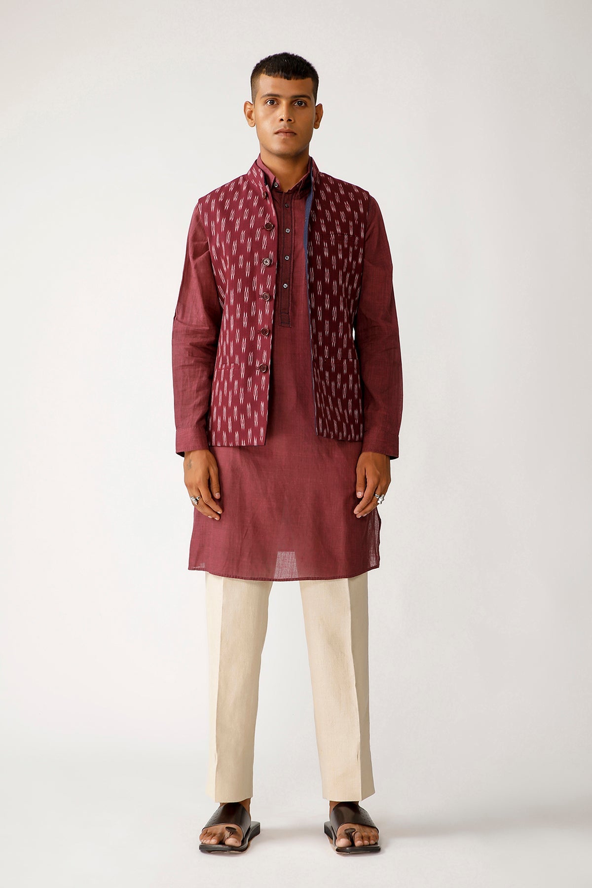 Bhoyar Reversible Waistcoat