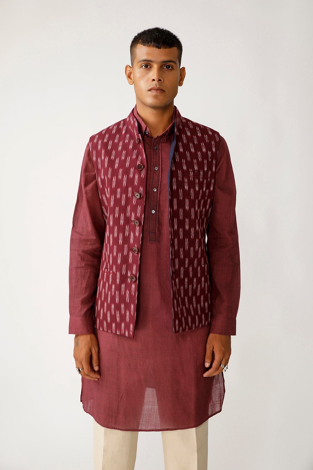 Bhoyar Reversible Waistcoat