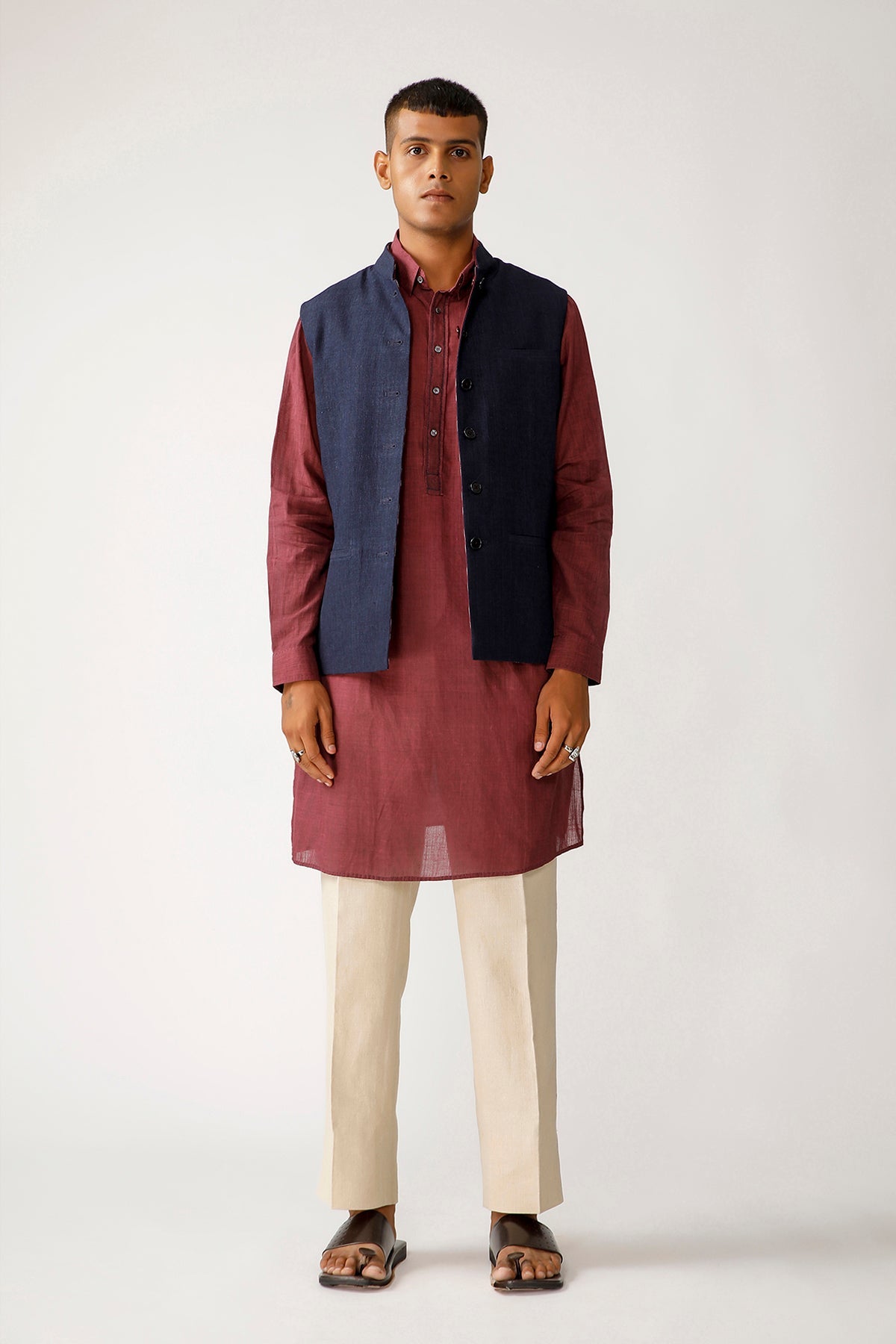 Bhoyar Reversible Waistcoat