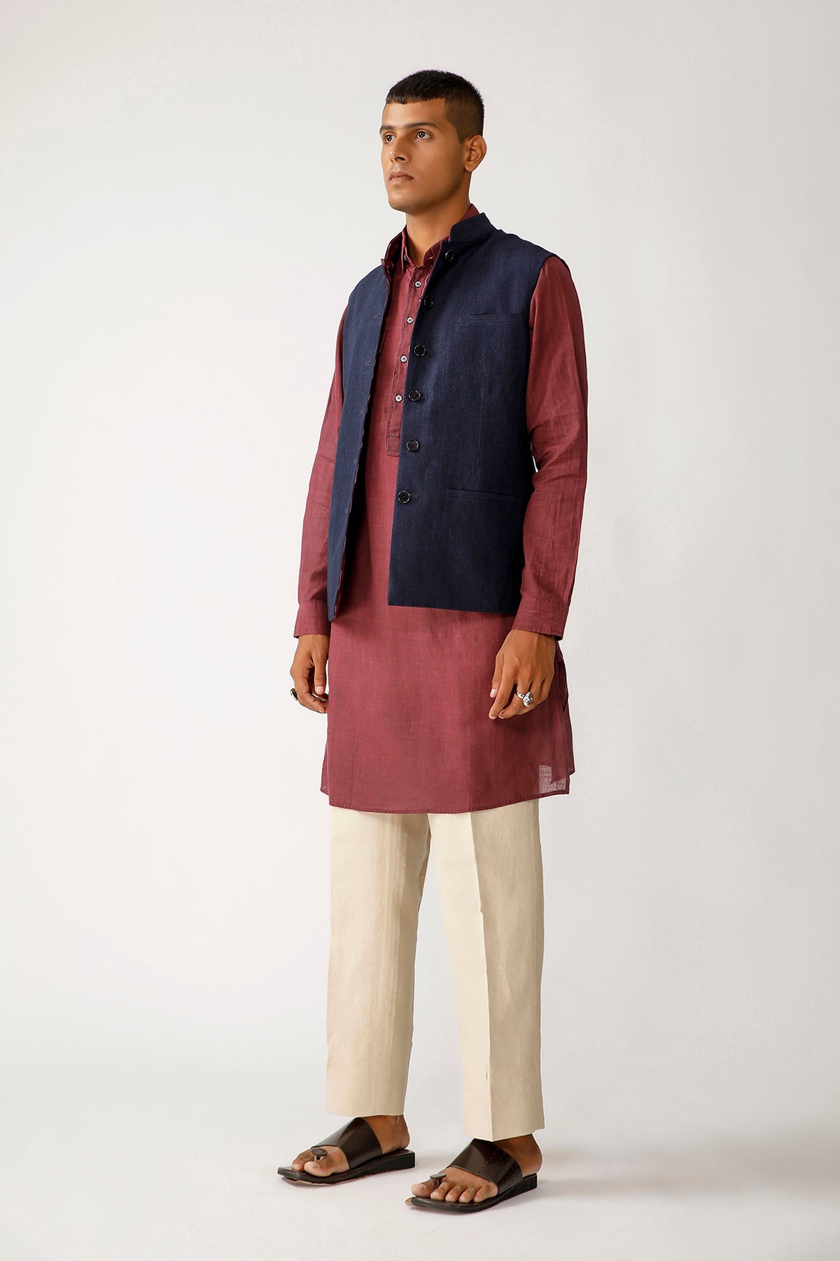 Bhoyar Reversible Waistcoat