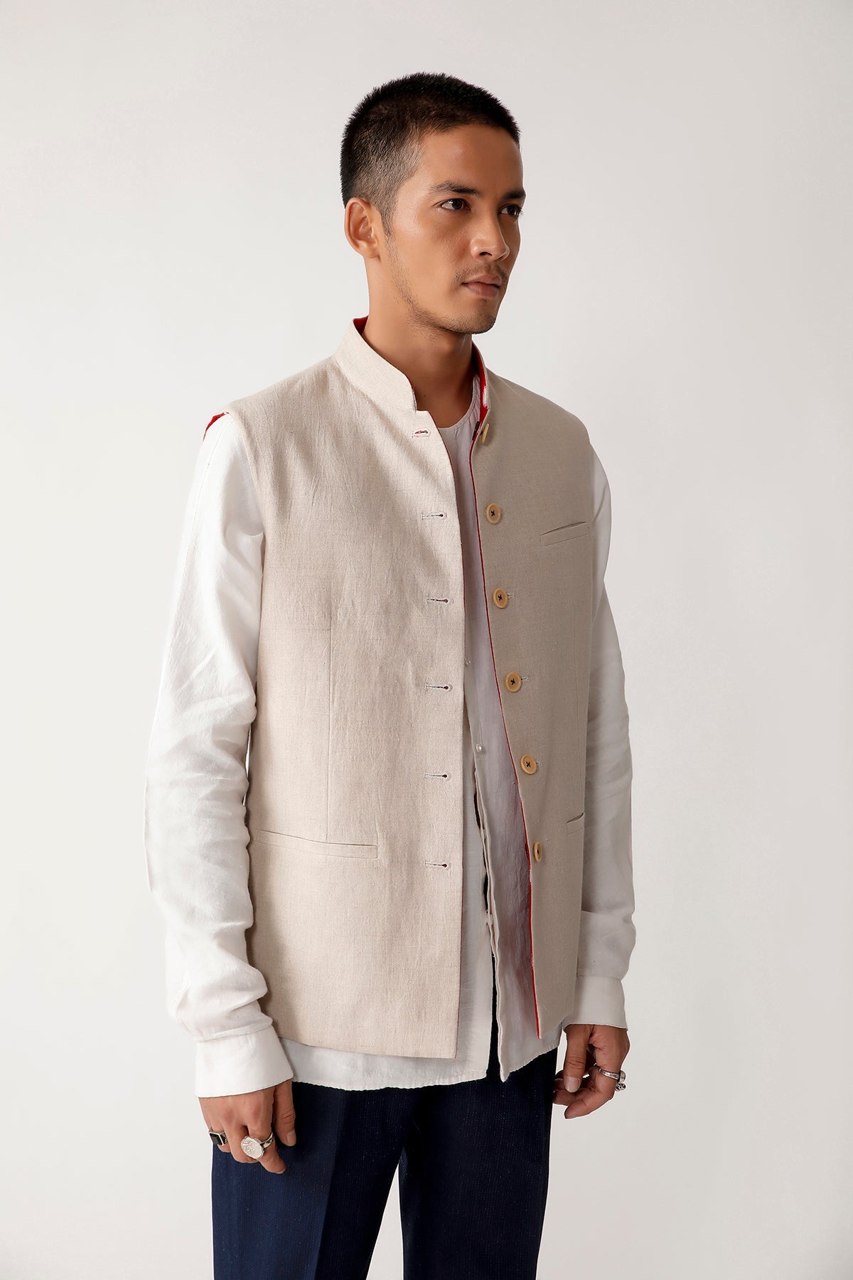 Rataura Ikat Waistcoat
