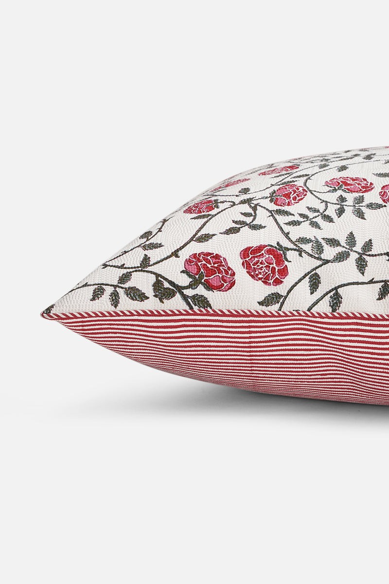 Bela Rose Jaal Hand Print Sham 26X26