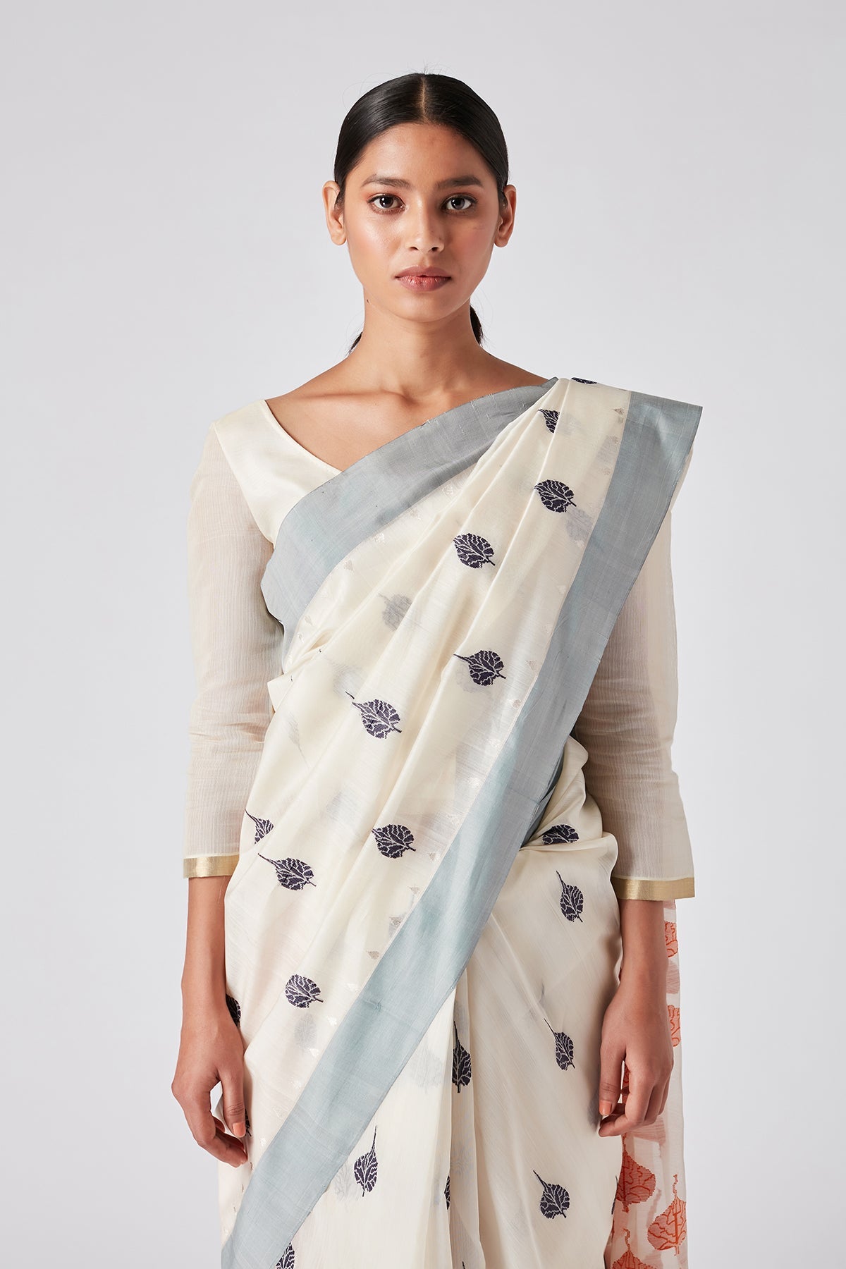 Peepal Motif Sari