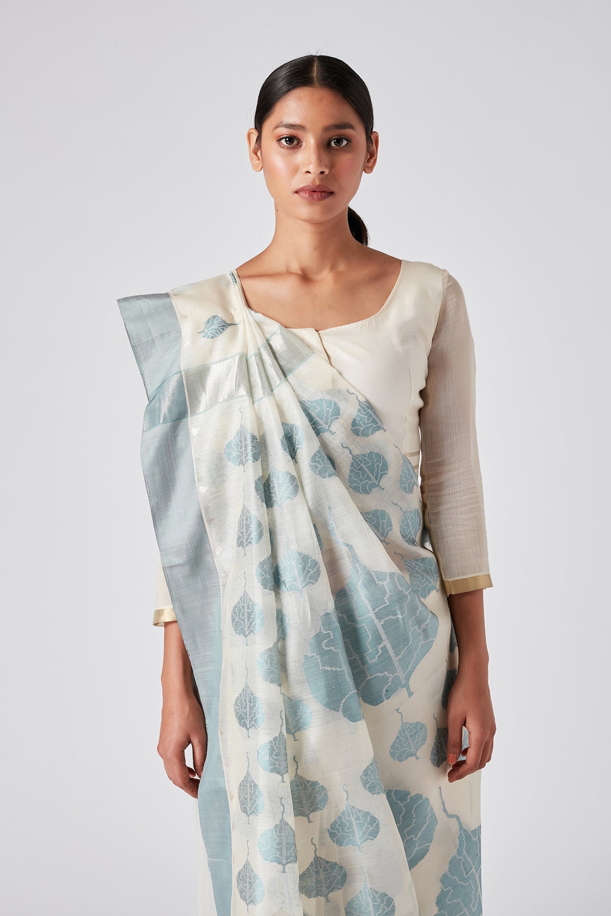 Peepal Motif Sari