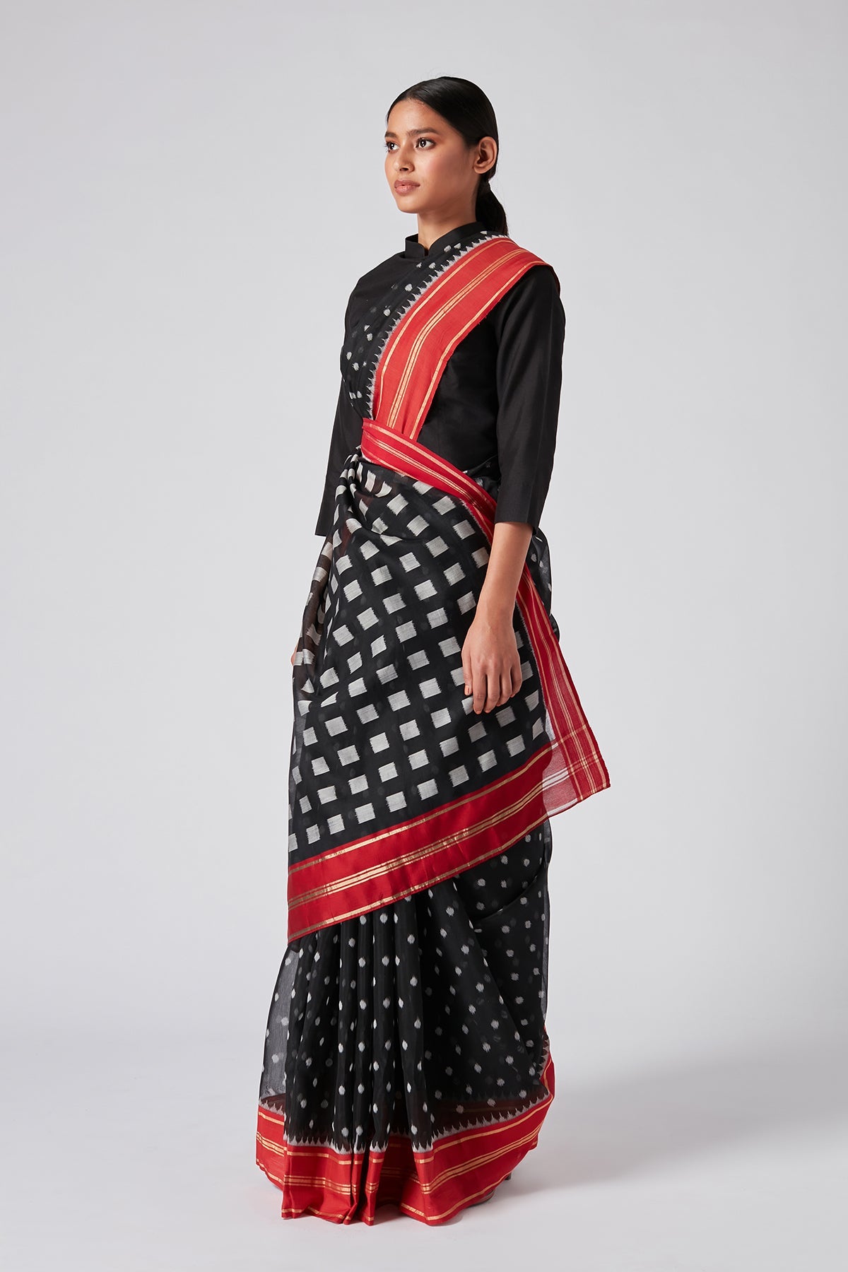 Raiparthy Ikat Sari