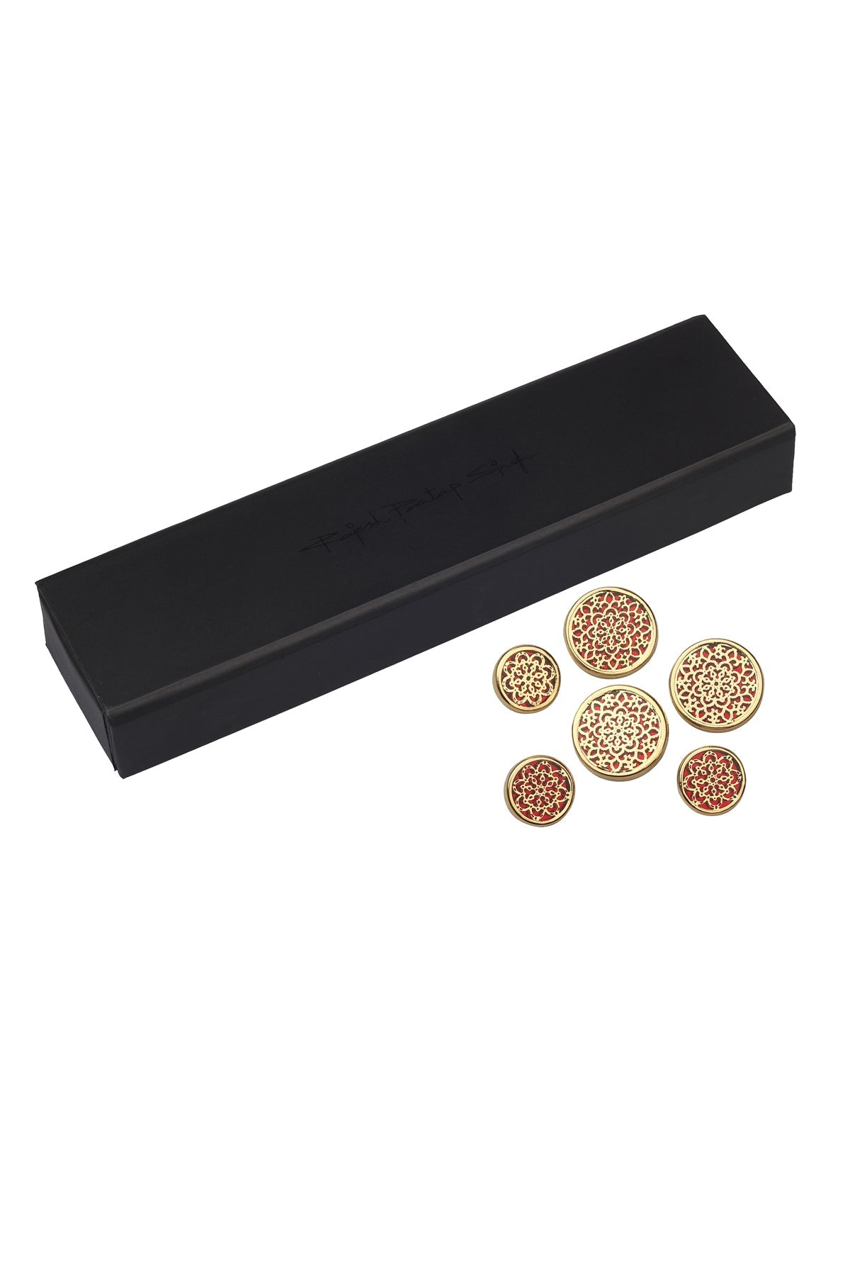 Red Jaal Button Set