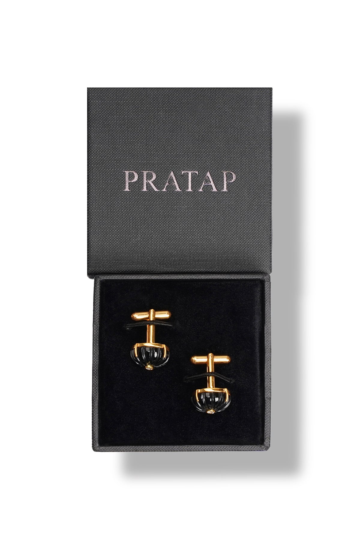 Black Onyx Round Cufflinks