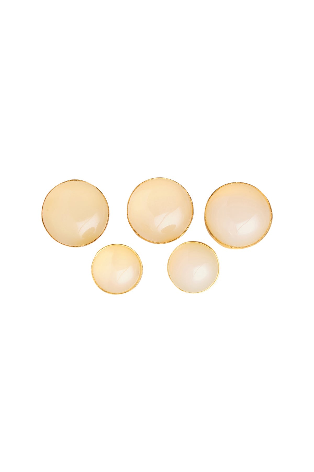 Off-White Dome Button Set