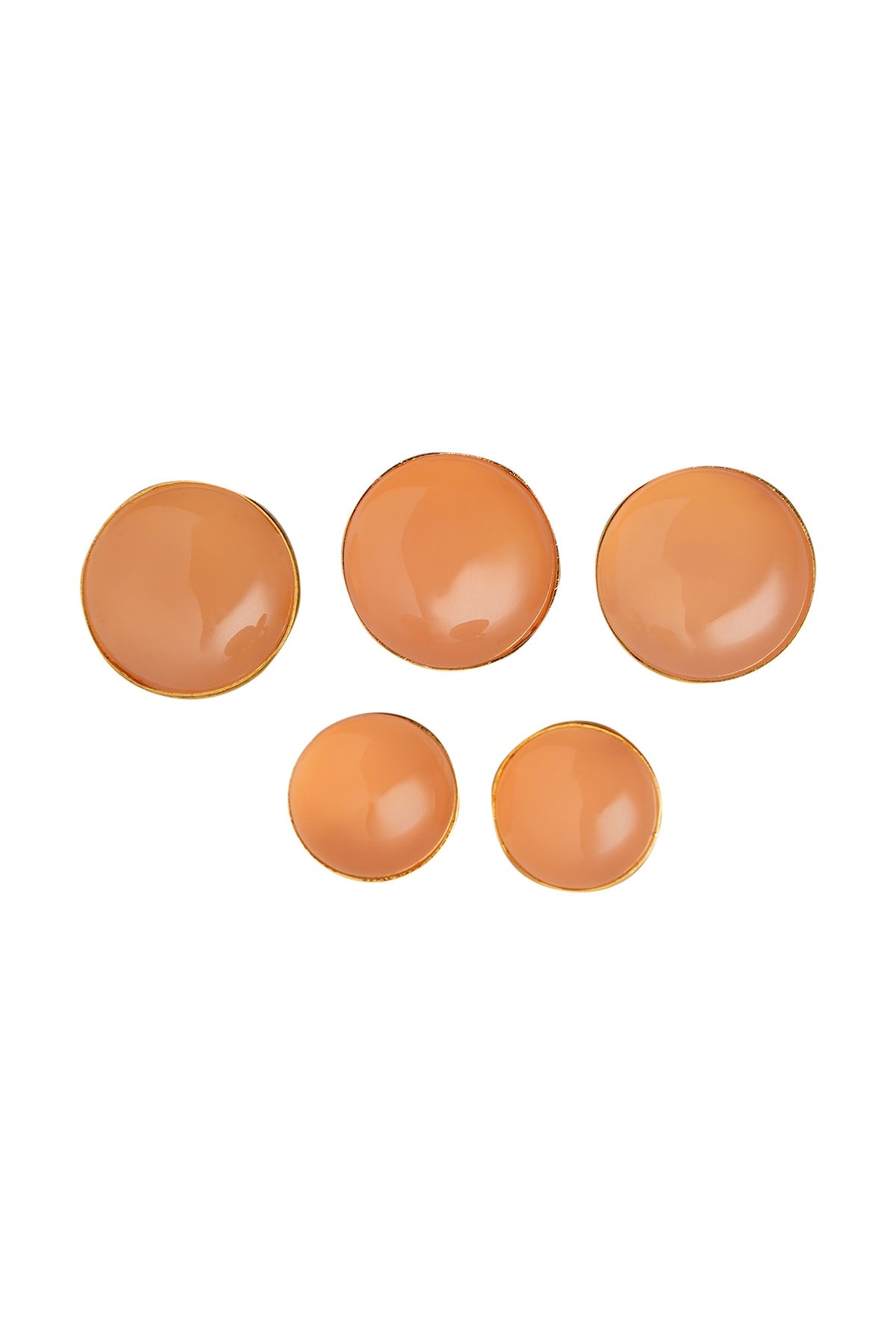 Pink Dome Button Set