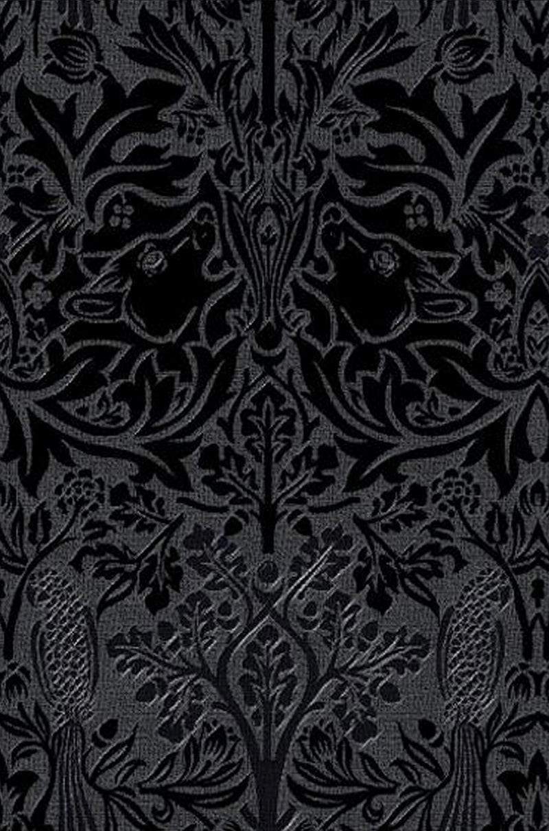 Welcome to the Jungle Black Embossed Wall Tiles