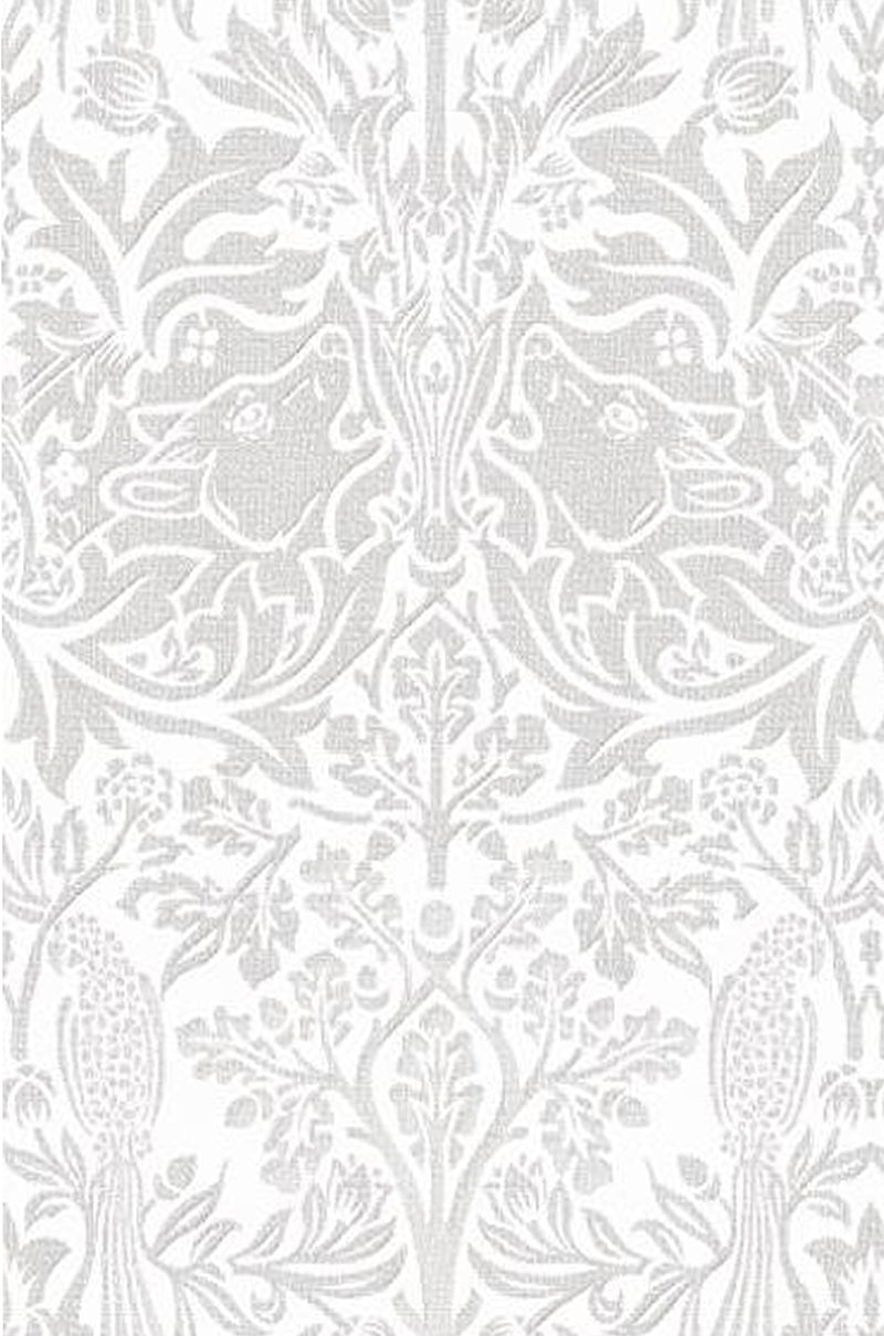 Welcome to the Jungle White Embossed Wall Tiles
