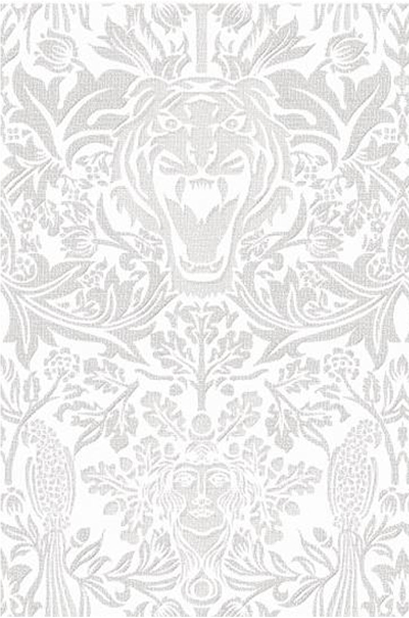Welcome to the Jungle White Embossed Wall Tiles