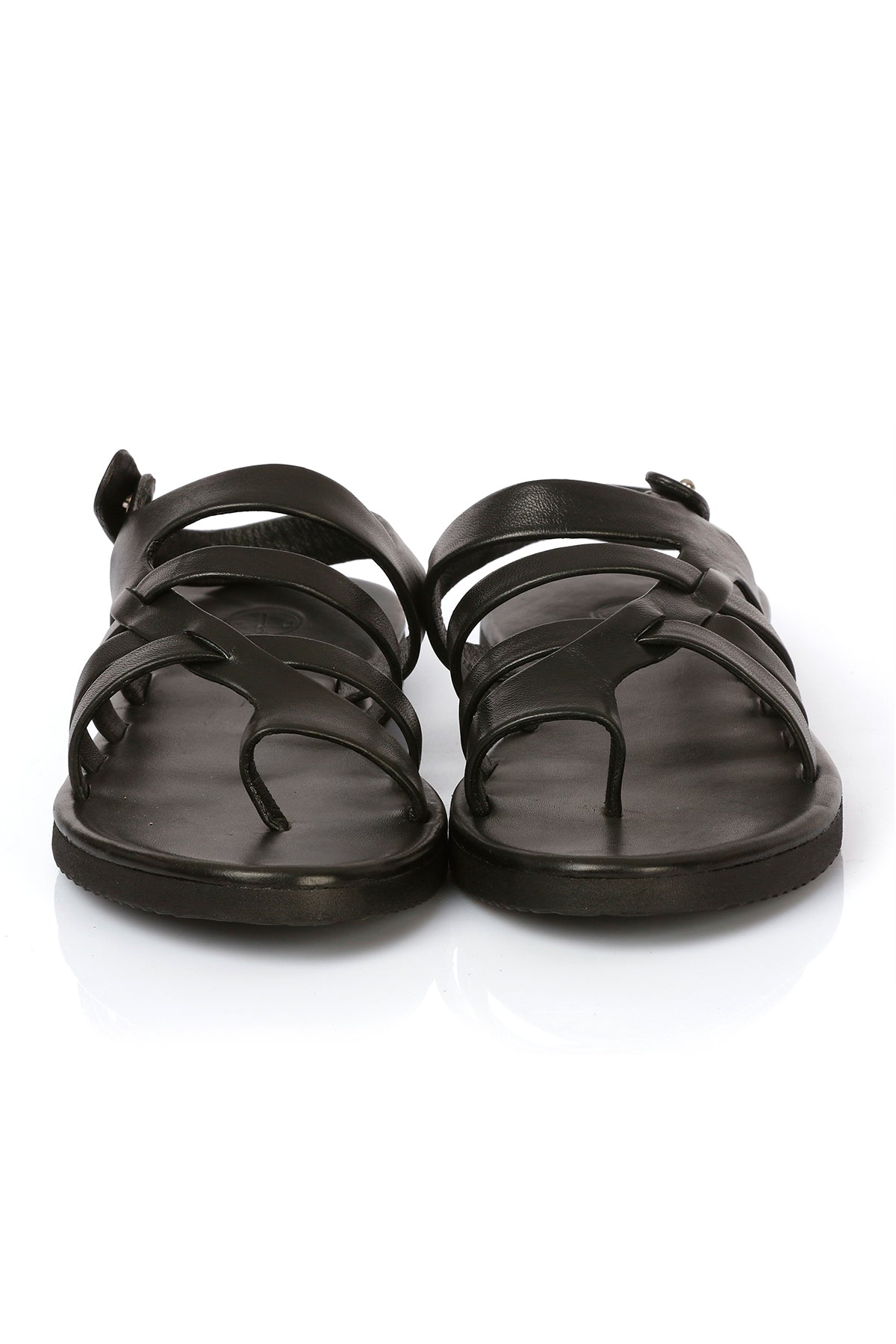 Black Handmade Sandals