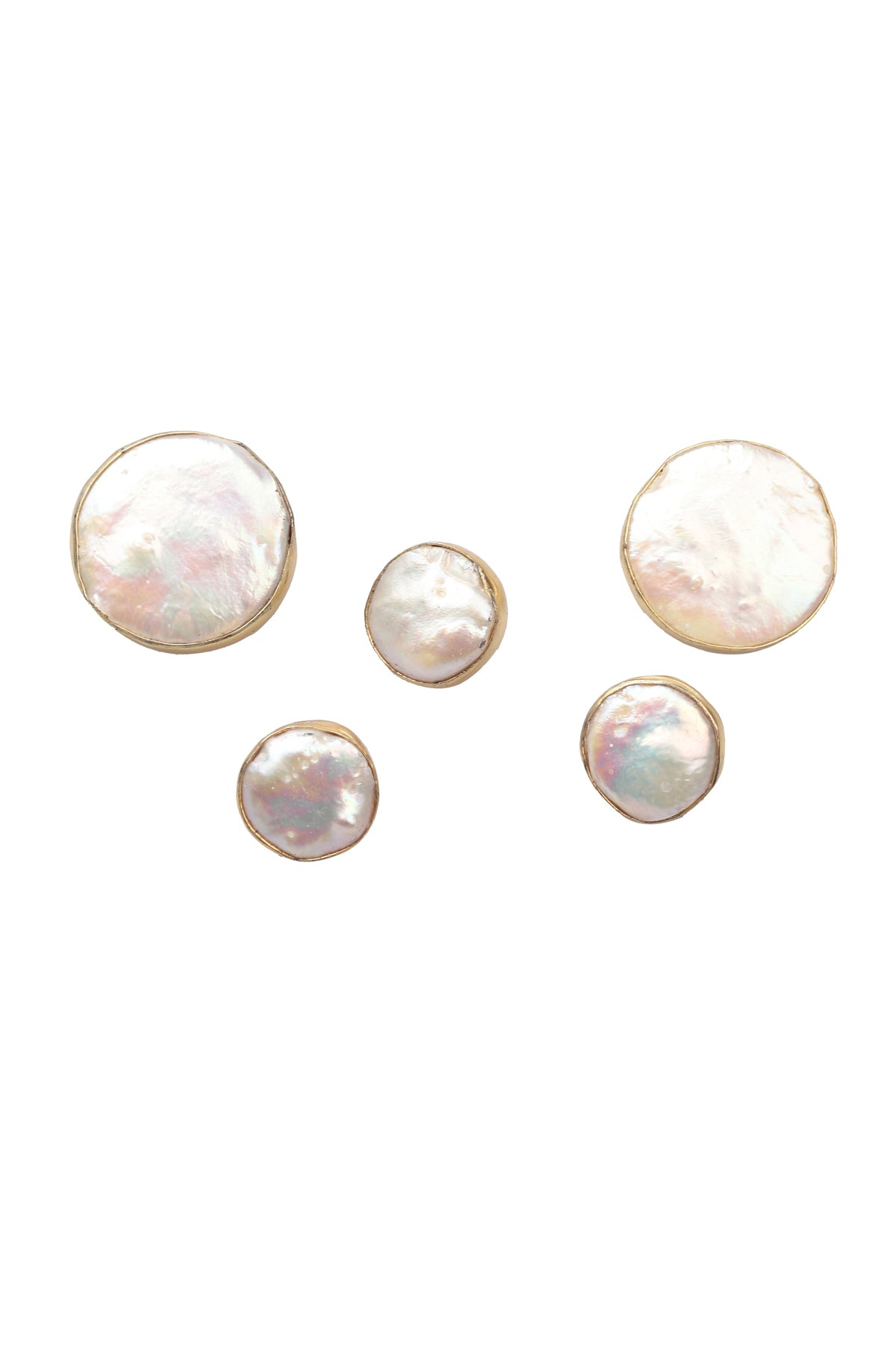 Natural Pearl Button Set